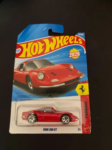 Hot Wheels Ferrari Dino 206 GT 1:64 diecast