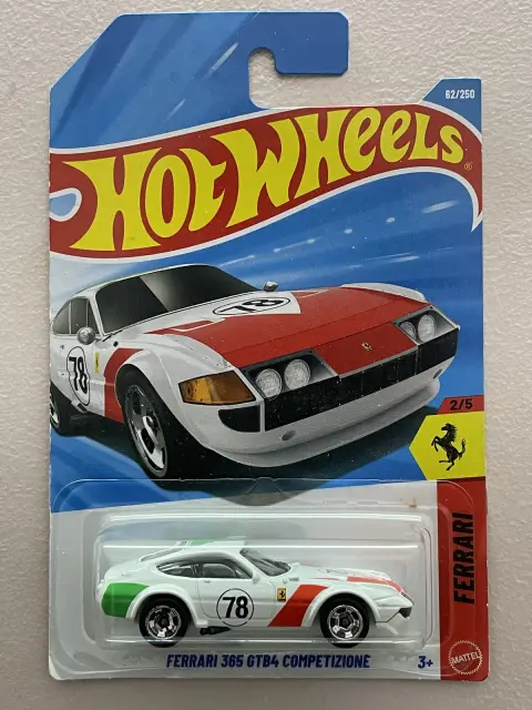 Hot Wheels Ferrari 365 GTB4 Competizione - Italian, Ferrari 1:64 diecast