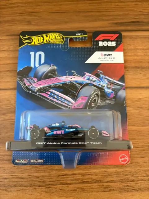Hot Wheels BWT Alpine Formula One Team 1:64 diecast