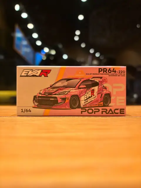 Pop Race Goodride GR Yaris EVA RT Production Model 1:64 diecast