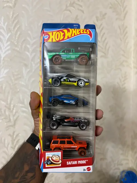 Hot Wheels Safari Mode - 5 pack 1:64 diecast