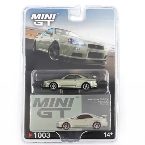 Mini GT Mini GT Nissan Skyline GTR R34 Vspec II NÜR Millenium JAD (Blister Pack) 1:64 diecast