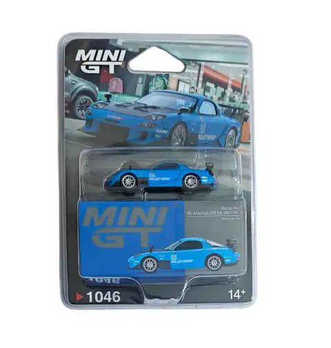Mini GT Mini GT Mazda RX-7 Re-amemiya 20B NA 3ROTOR-7 Ama-san GO (Blister Pack) 1:64 diecast
