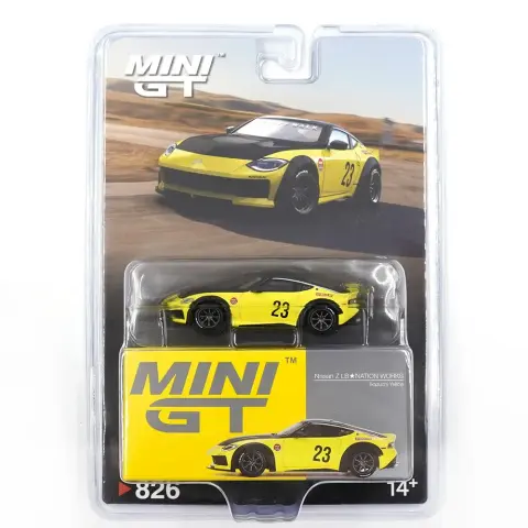 Mini GT Mini GT Nissan Z LB Nation Works Ikazuchi Yellow (Blister Pack) 1:64 diecast