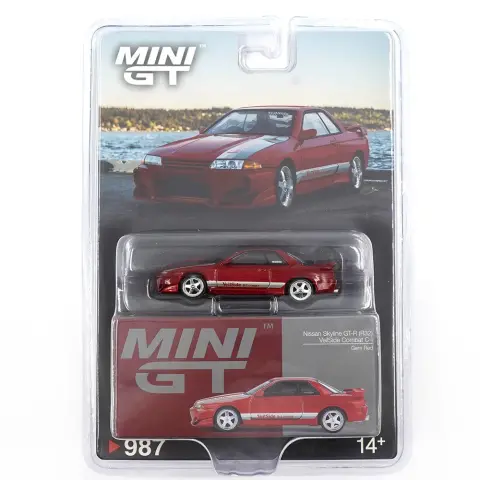 Mini GT Mini GT Nissan Skyline GTR R32 Veilside Combat CI GEM RED (Blister Pack) 1:64 diecast