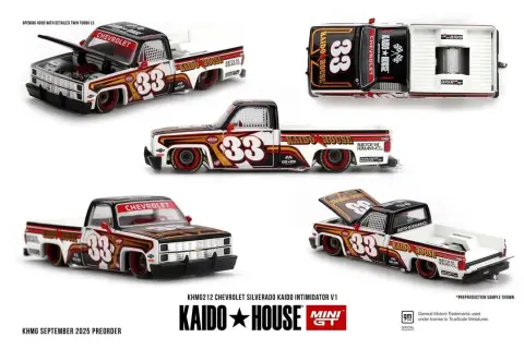 Kaido House Chevrolet Silverado Kaido Intimidator V1 1:64 diecast
