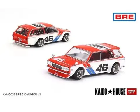 Kaido House Mini GT Datsun Kaido 510 Wagon BRE V1 1:64 diecast