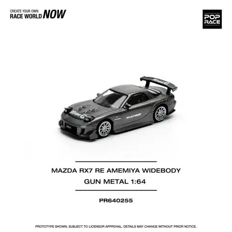 Pop Race Mazda RX7 Re-amemiya - GUN Meta 1:64 diecast