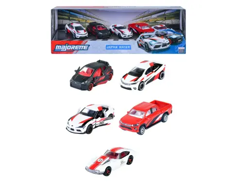 Majorette Majorette Japan Racer 5 PCS Giftpack 1:64 diecast