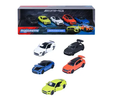 Majorette Majorette Mercedes AMG 5 PCS Giftpack 1:64 diecast