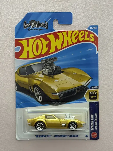 Hot Wheels '68 Corvette - Gas Monkey Garage 1:64 diecast
