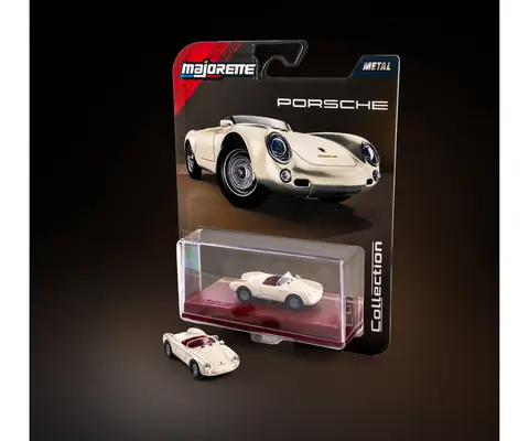 Majorette 1955 Porsche 550 Spyder OFF White 1:64 diecast