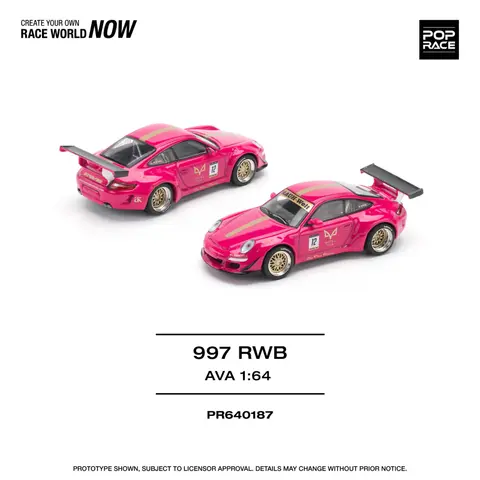 Pop Race RWB 997 AVA SRP 1:64 diecast