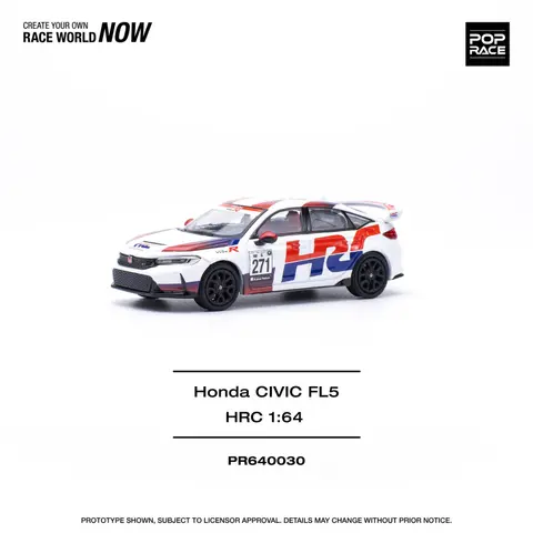Pop Race Honda Civic Typer FL5 TCR 1:64 diecast