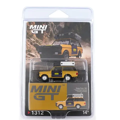 Mini GT Range Rover 1981 Camel Trophy Sumatra H.fischer & W.bays (Blister Pack) 1:64 diecast