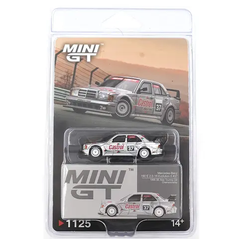 Mini GT Mercedes-benz 190E 2.5-16 Evolution II #37 1995 SE Asia Touring CAR Championship (Blister Pack) 1:64 diecast