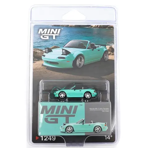 Mini GT Mazda MX-5 (na) Pandem Mint Green (Blister Pack) 1:64 diecast