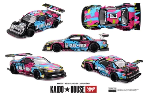 Kaido House Nissan Silvia S13-R Kaido Splash V1 1:64 diecast