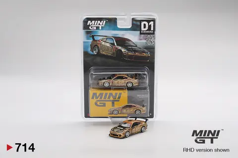 Mini GT Nissan Silvia S15 TOP Secret D1GP (Blister Pack) 1:64 diecast