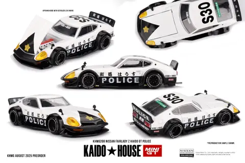 Kaido House Nissan Fairlady Z Kaido GT Police 1:64 diecast