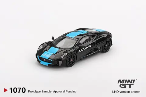 Mini GT Mini GT Jaguar C-X75 Black 1:64 diecast