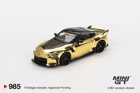 Mini GT Mini GT Nissan Z Veilside FZ400 Gold Chrome 1:64 diecast