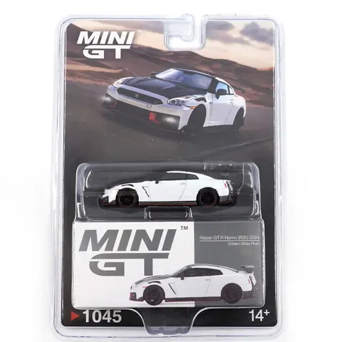 Mini GT Mini GT Nissan Gt-r Nismo 2024 Brilliant White Pearl (Blister Pack) 1:64 diecast