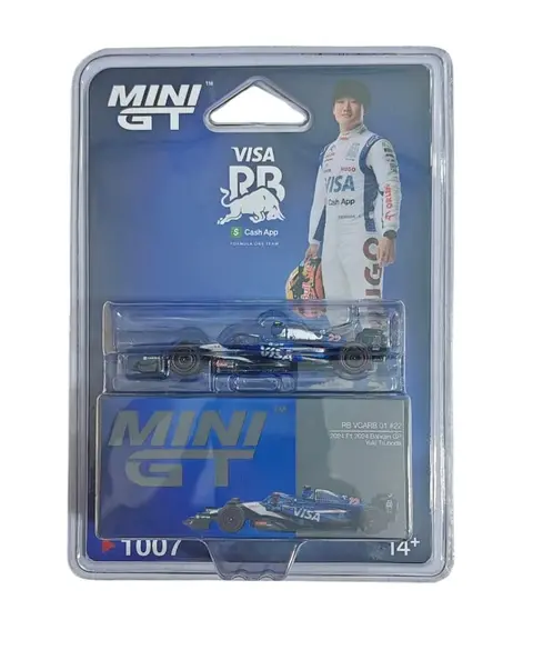 Mini GT RB Vcarb 01 22 Yuki Tsunoda 2024 F1 2024 Bahrain GP (Blister Pack) 1:64 diecast