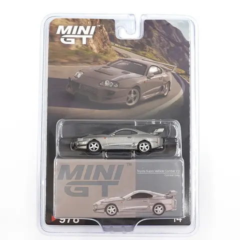 Mini GT Mini GT Toyota Supra Veilside Combat V-ii Combat Grey (Blister Pack) 1:64 diecast