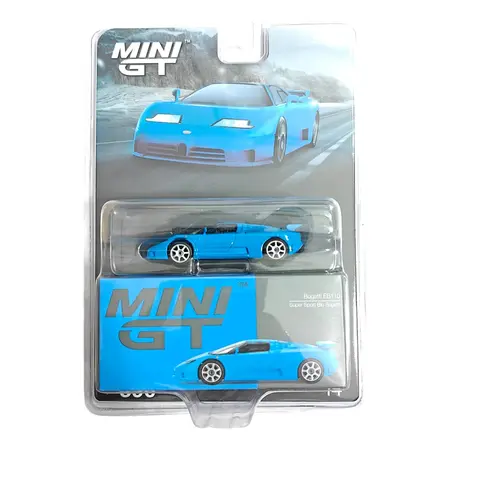 Mini GT Mini GT Bugatti EB110 Super Sport BLU Bugatti (Blister Pack) 1:64 diecast